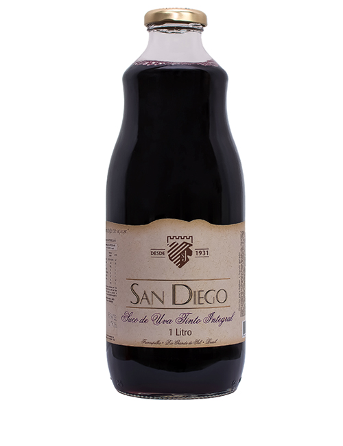 Suco de Uva Tinto Integral San Diego 1L